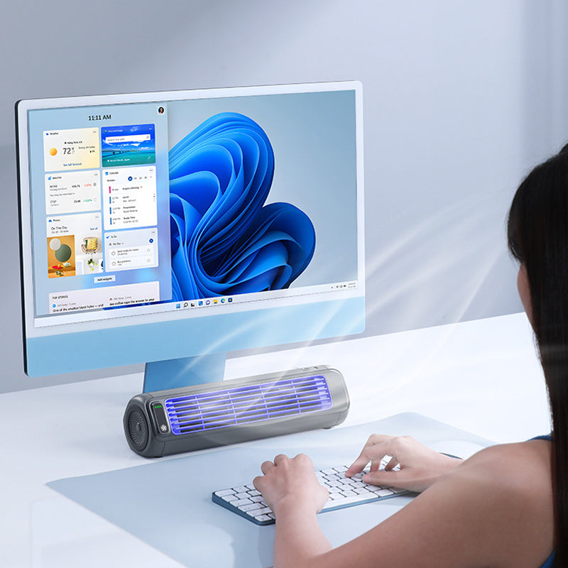 3-in-1 Rechargeable Cordless Personal Air Conditioner with Long-Lasting 2000 mAh Battery