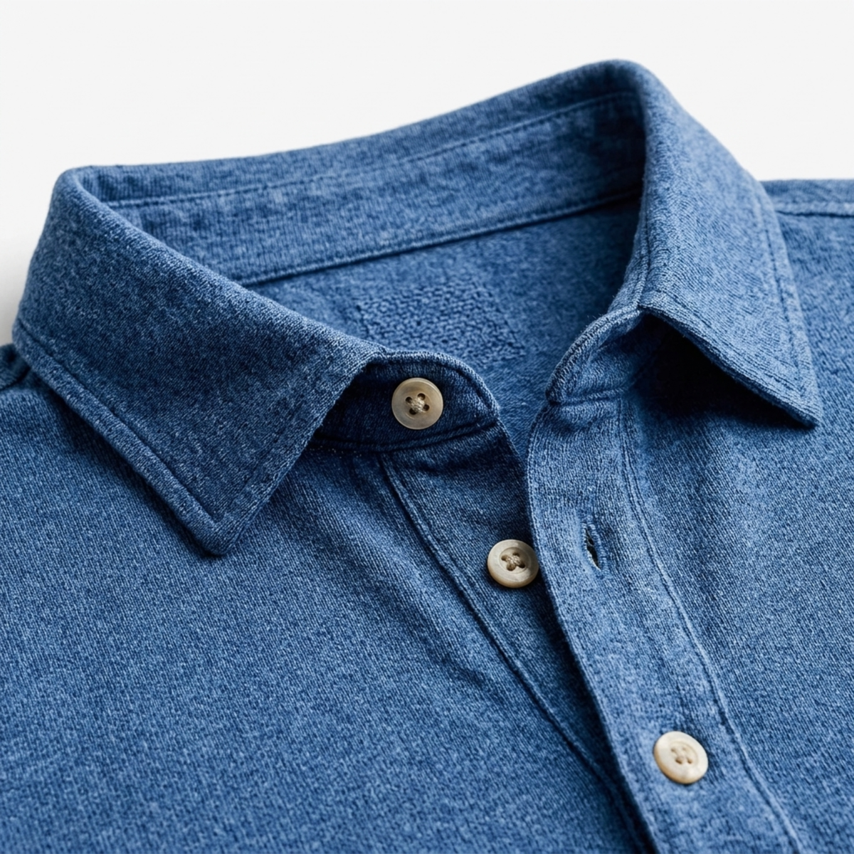 Polo en coton pour hommes — coupe décontractée — style vintage