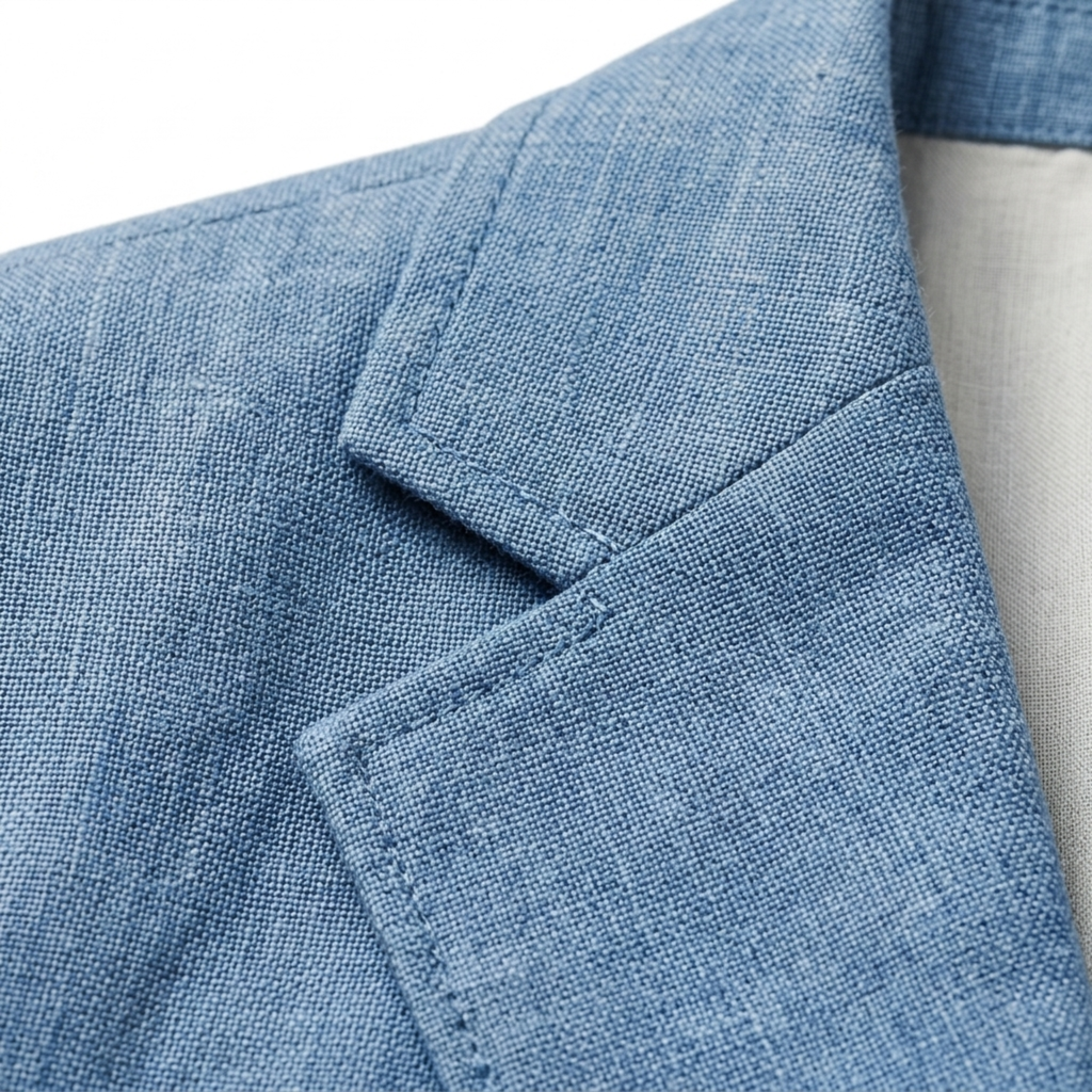 Veste blazer en lin homme — coupe ajustée — mariage et été