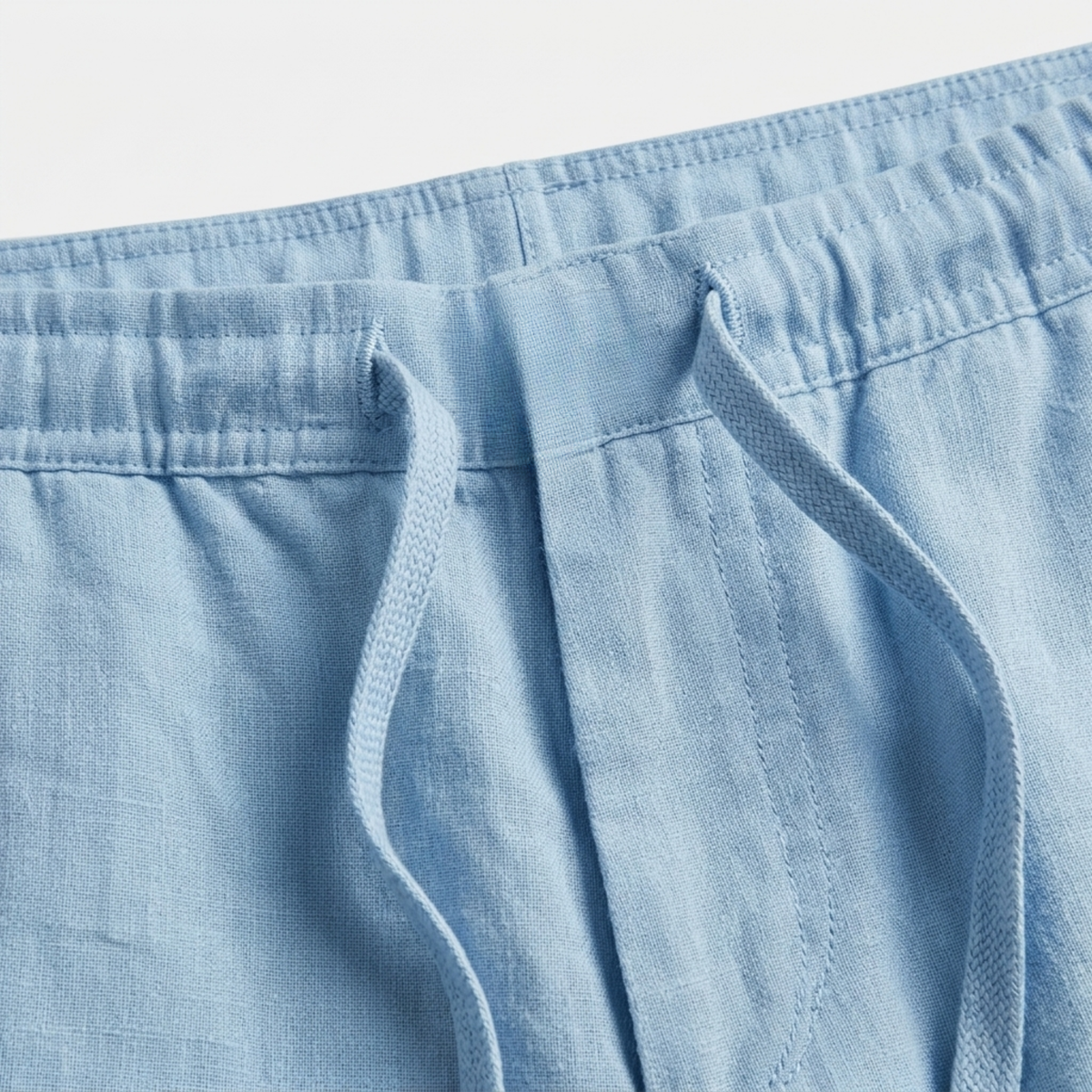 Short en lin pour homme — coupe décontractée — plage et été