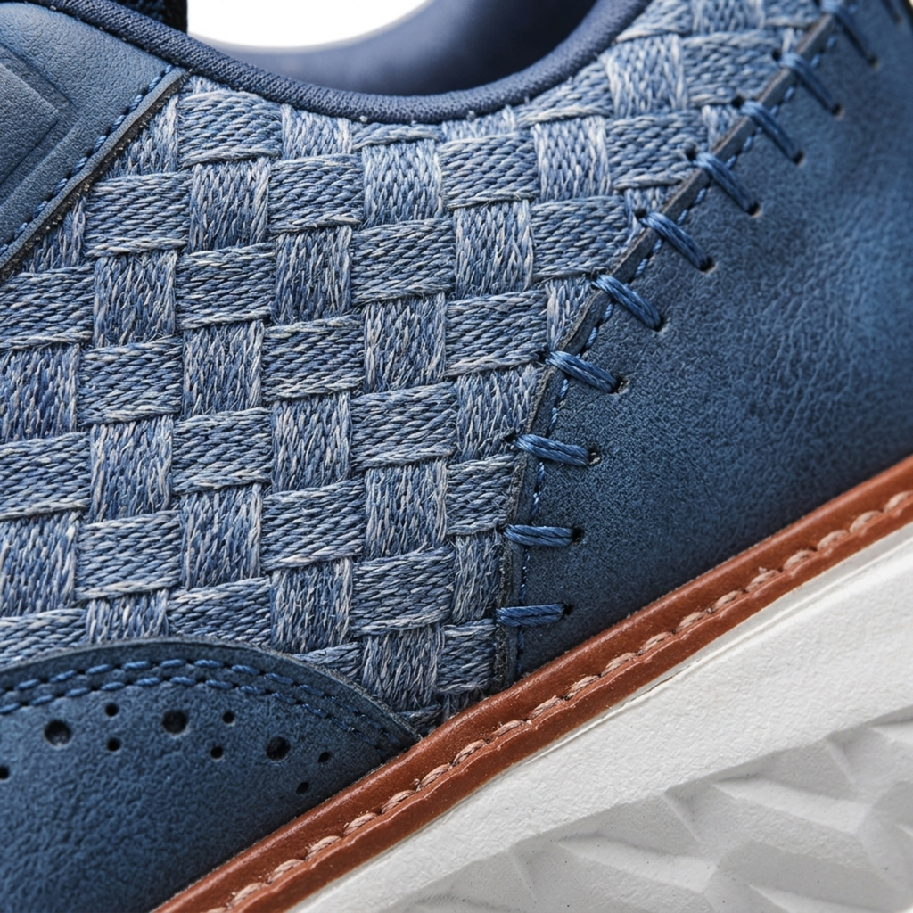 Sneakers cuir véritable — chaussures de marche confortables — loisirs