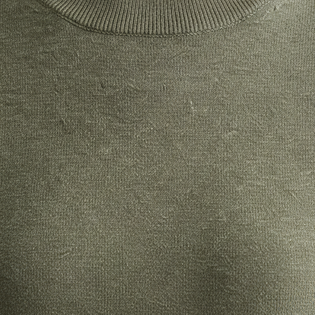 T-shirt en Maille Fine pour Femme à Col Rond et Manches Courtes Ajustées