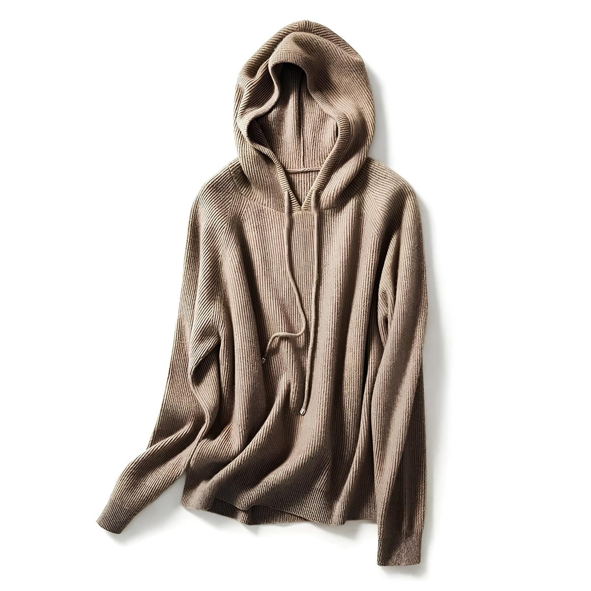 Sweat en Cachemire et Laine Femme – Coupe Ample et Cordons Ajustables