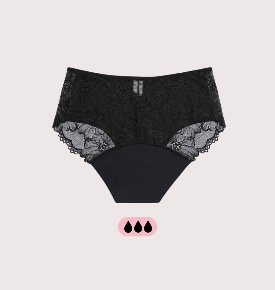 Culotte Menstruelle à Imprimé Floral Période