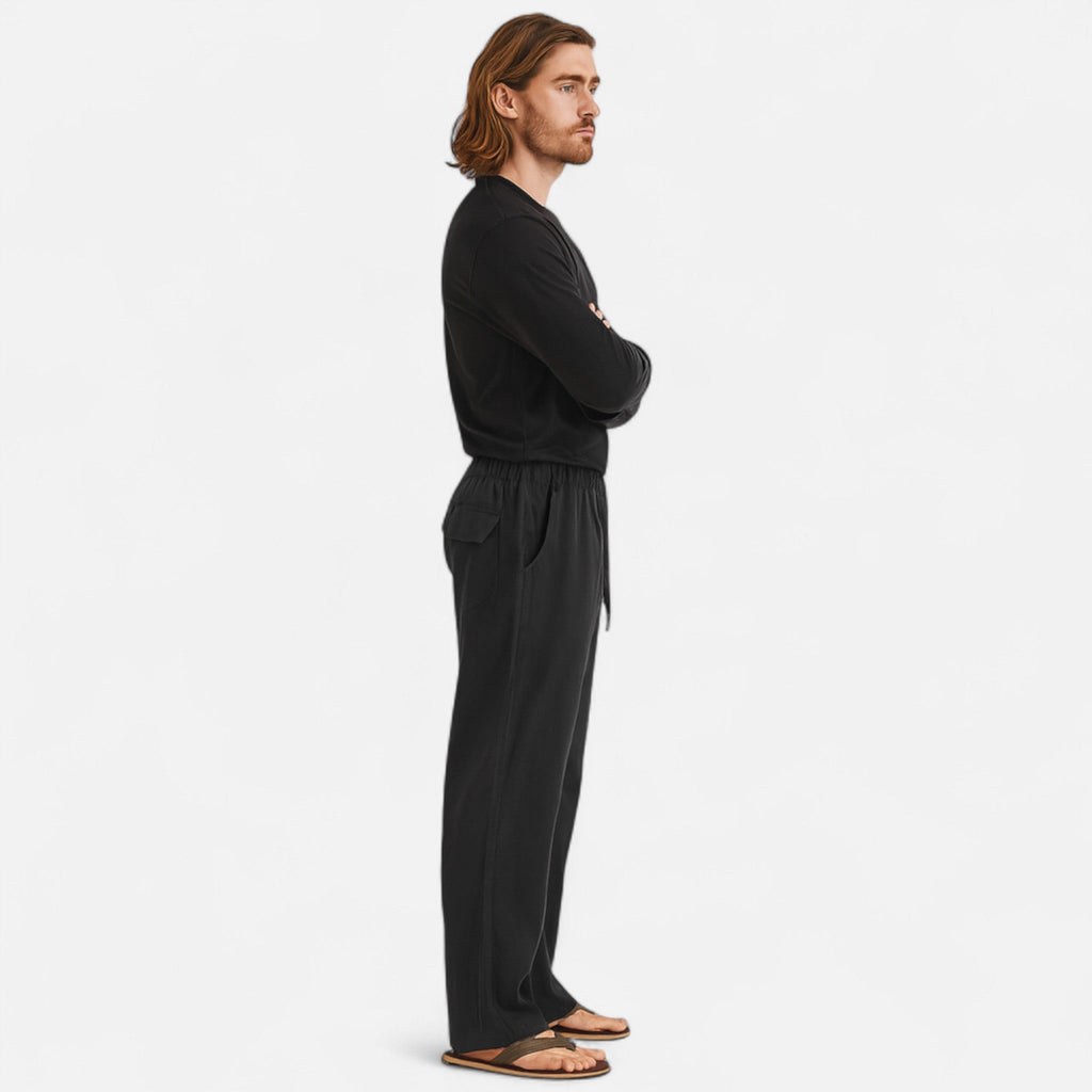 Ancienne Monde | Pantalon Homme Ample Coupe Décontractée Premium
