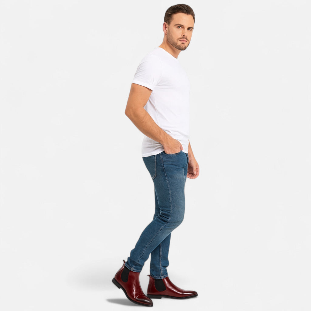 Ancienne Monde | Bottines Chelsea Homme Cuir Artisanales Élégance Intemporelle