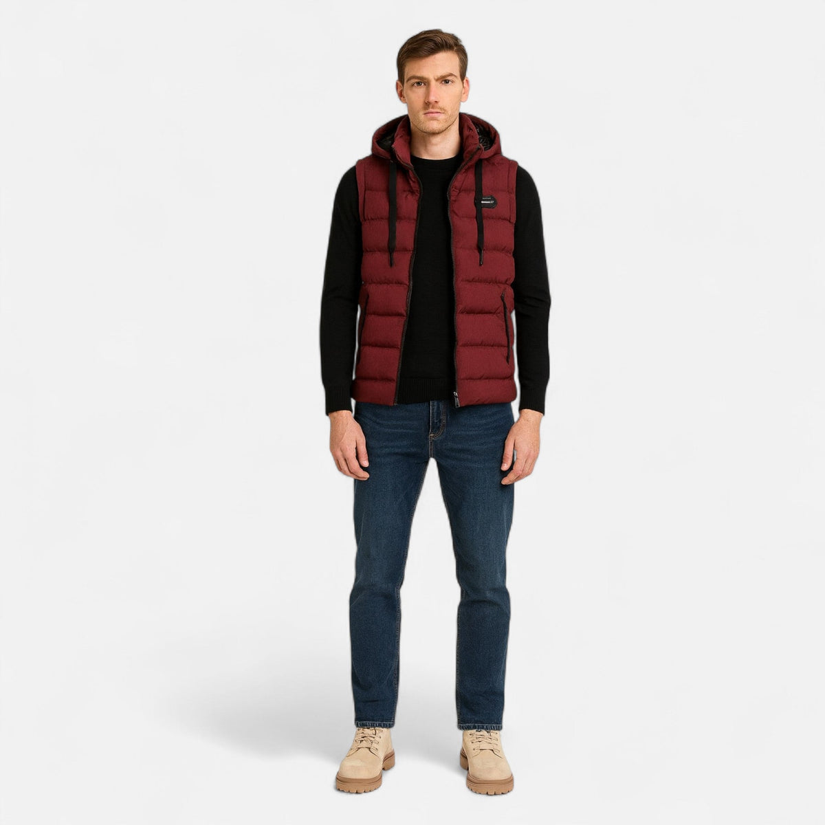 Ancienne Monde | Gilet Homme Sans Manches Coupe-Vent Performance Élégante
