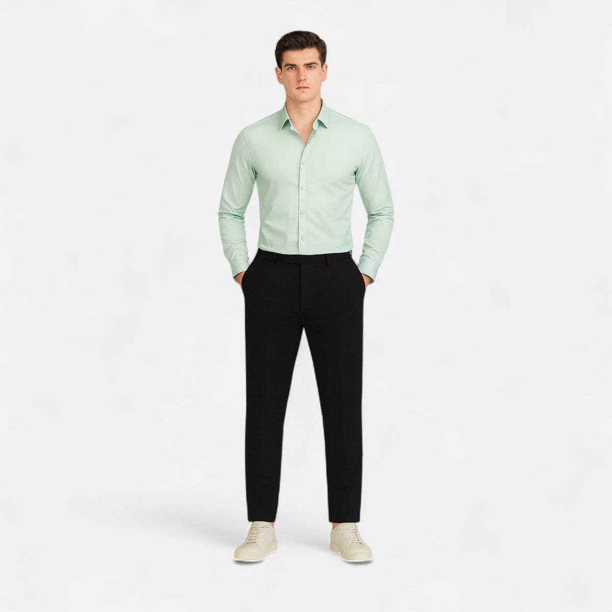 Ancienne Monde | Chemise Homme Ajustée Élégance Intemporelle