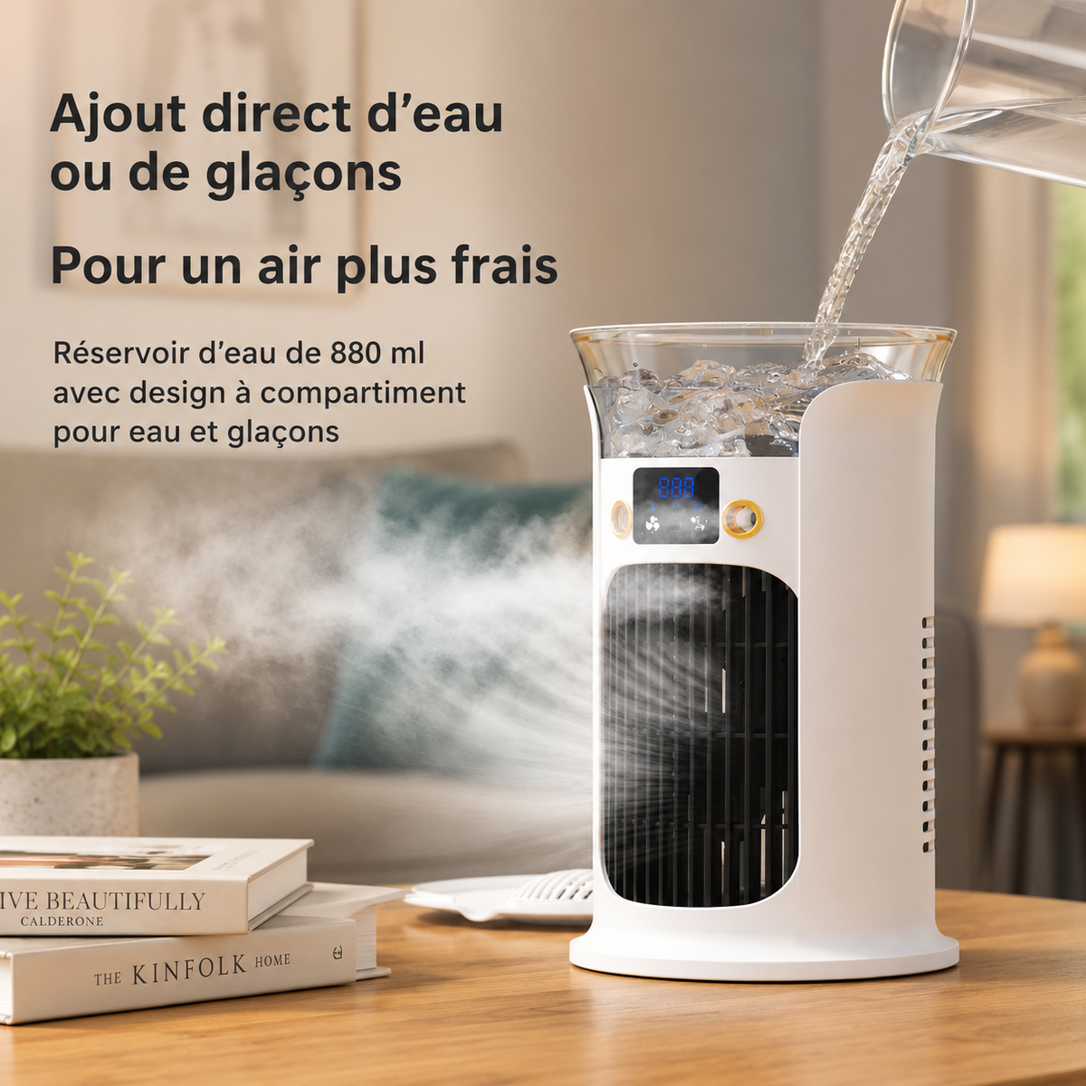 Mini Ventilateur USB Compact pour Bureau et Maison
