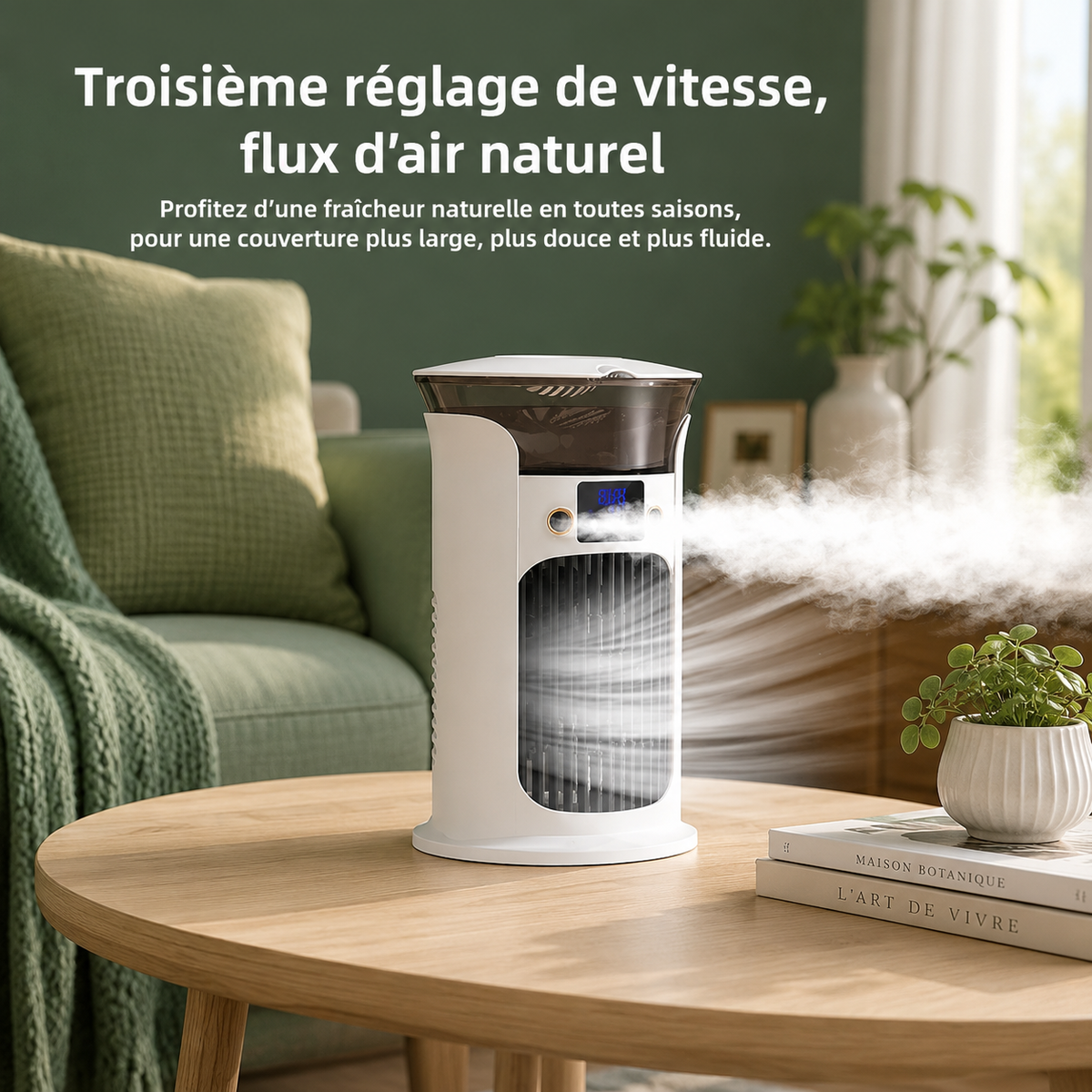 Mini Ventilateur USB Compact pour Bureau et Maison