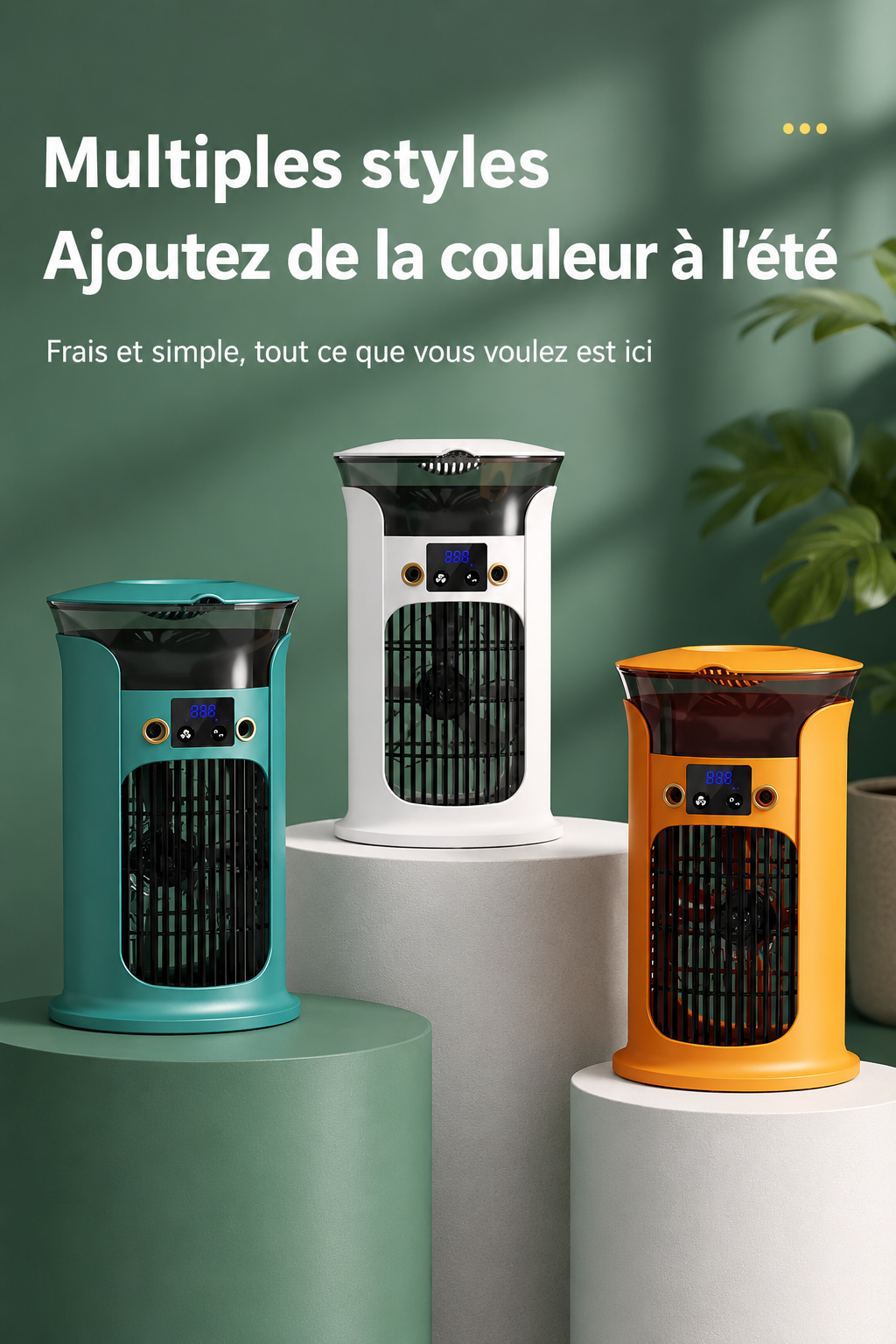 Mini Ventilateur USB Compact pour Bureau et Maison