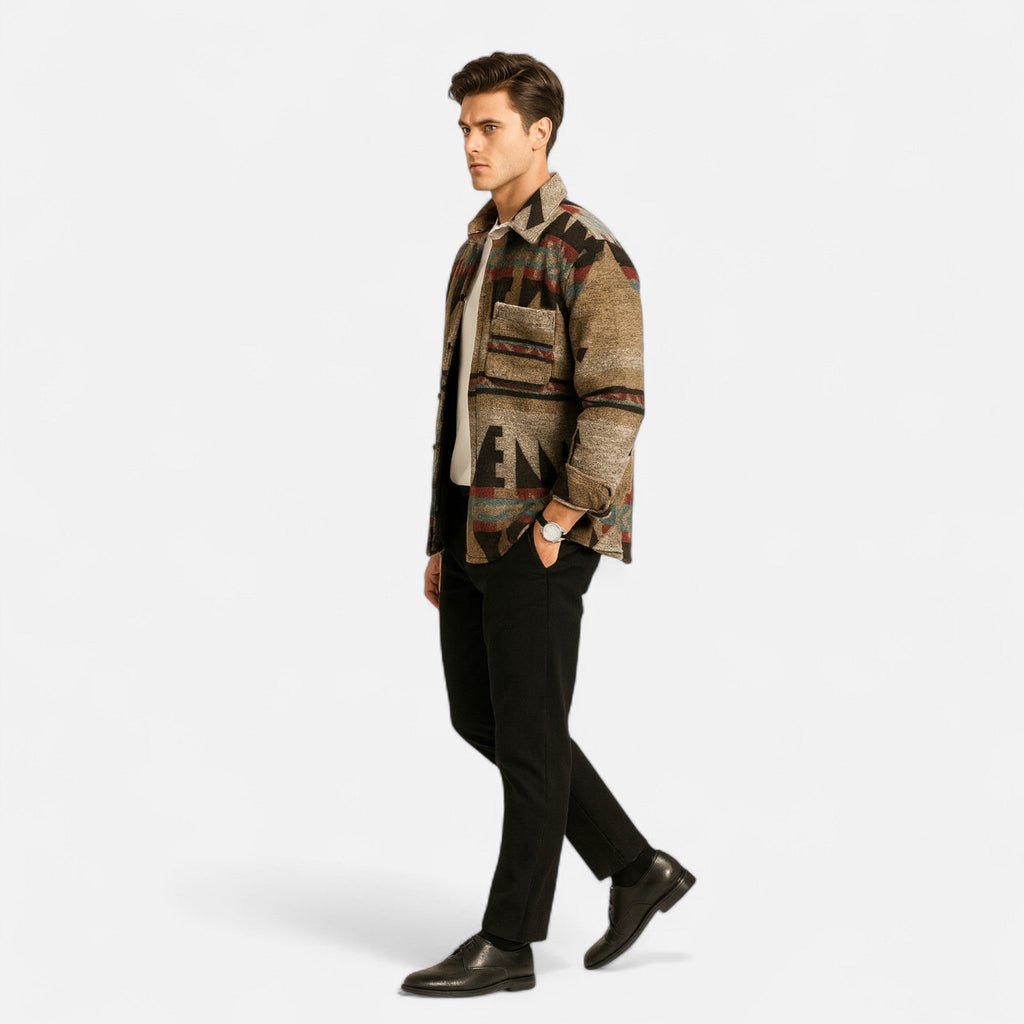 Ancienne Monde | Veste Homme en Flanelle Portugaise Style Héritage