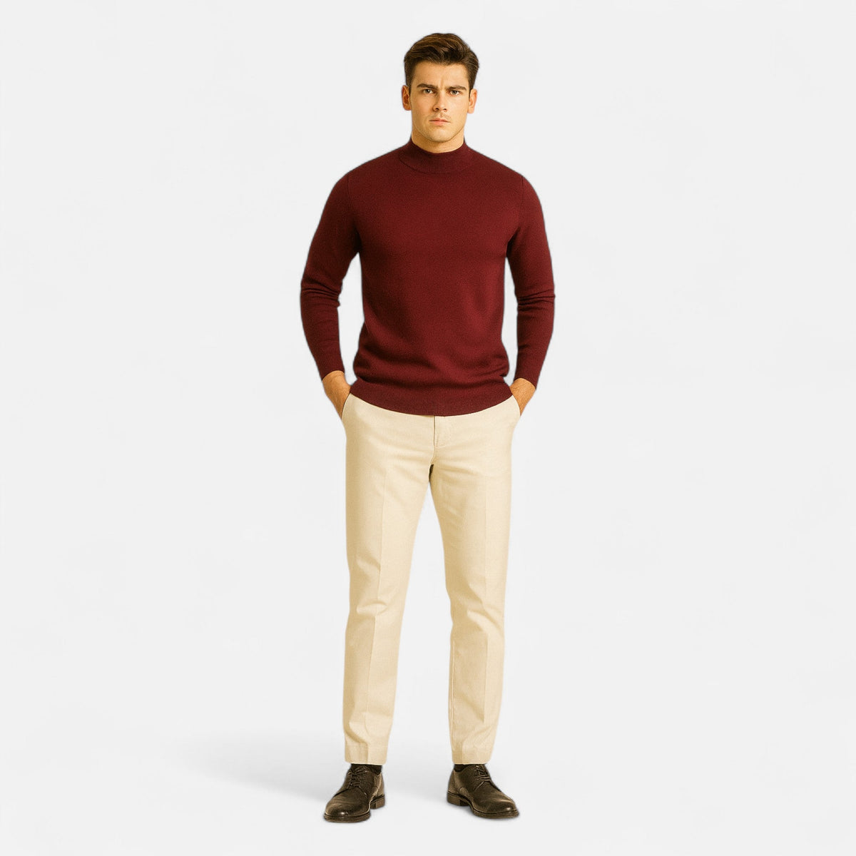 Ancienne Monde | Pull Homme Maille Col Rond Style Intemporel