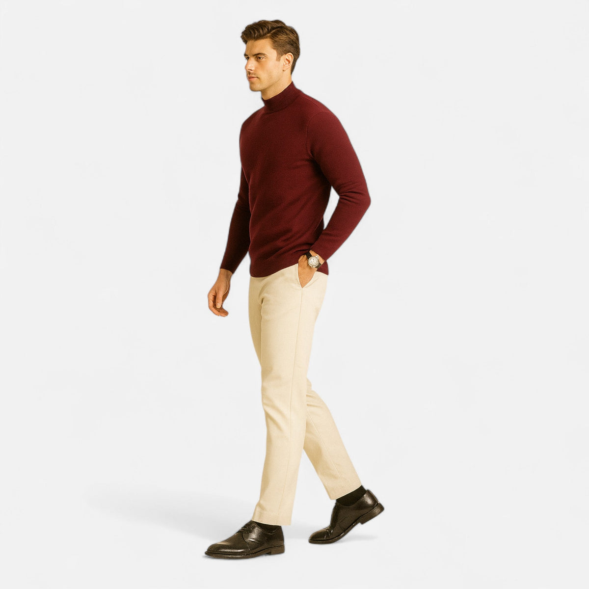 Ancienne Monde | Pull Homme Maille Col Rond Style Intemporel