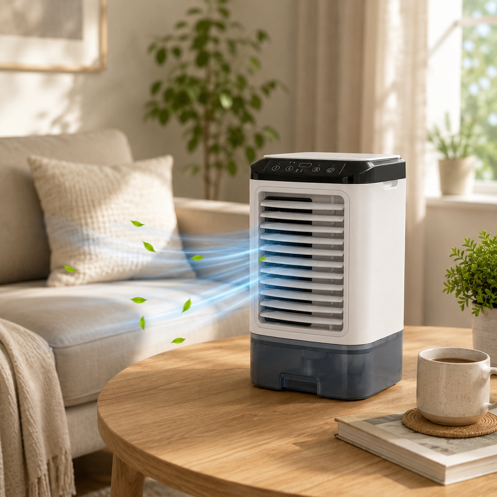 Climatiseur Portable à Ultrasons 3 Vitesses pour Bureau et Chambre
