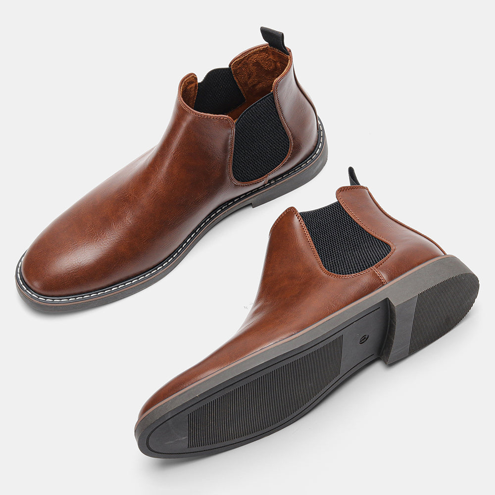Bottes Chelsea Cuir Pleine Fleur Homme – Doublure Cuir Confort Durable