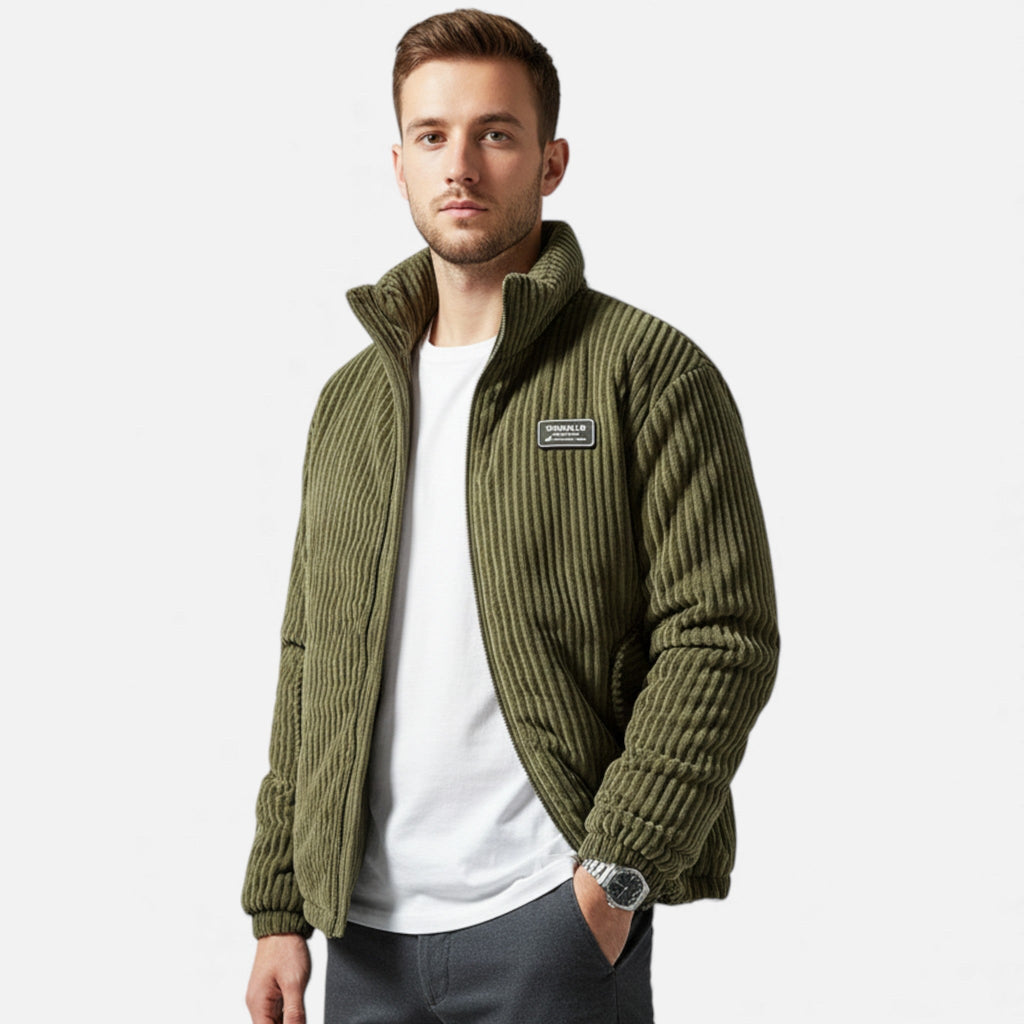 Ancienne Monde | Parka Homme en Velours Côtelé Hiver