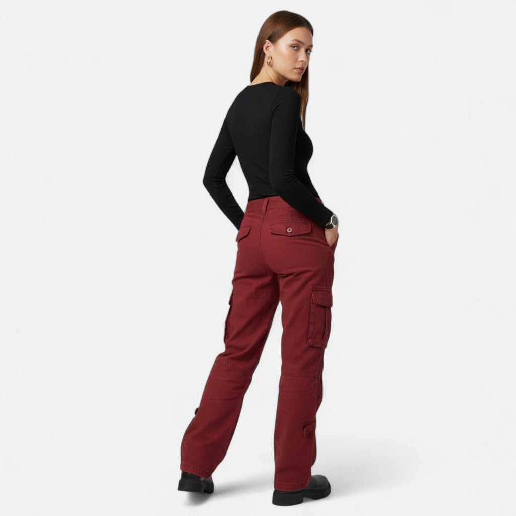 Ancienne Monde | Pantalon Cargo Décontracté Femme