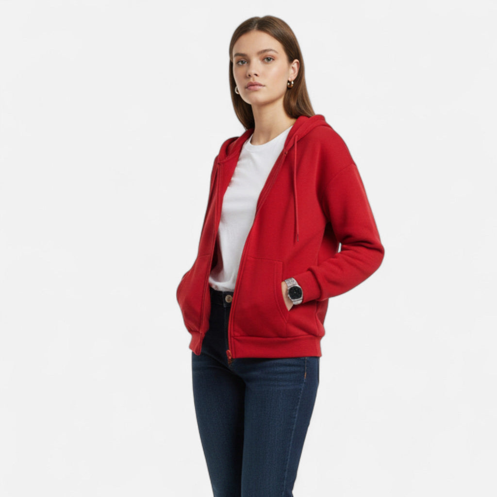 Ancienne Monde | Sweat à Capuche Zippé Femme