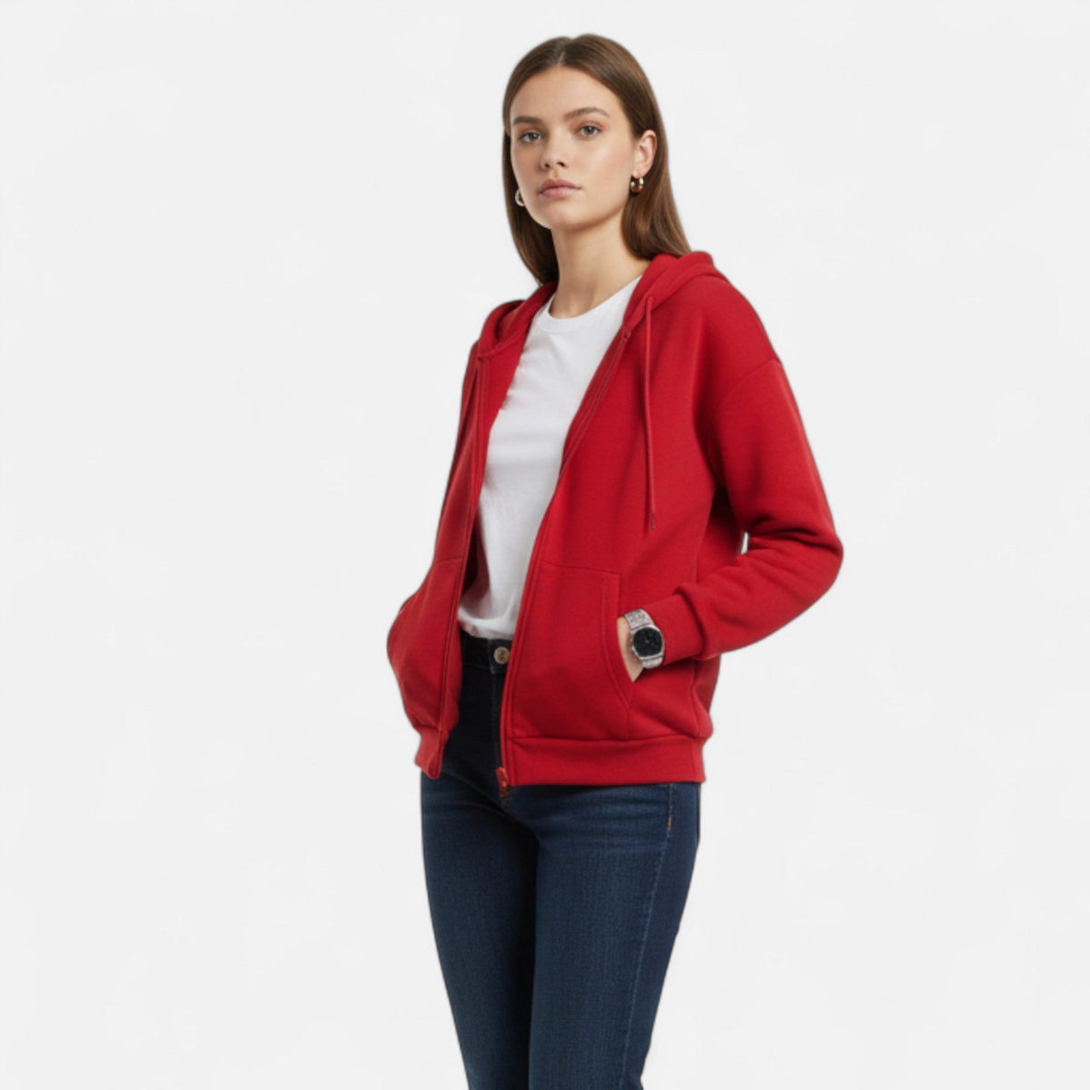Ancienne Monde | Sweat à Capuche Zippé Femme