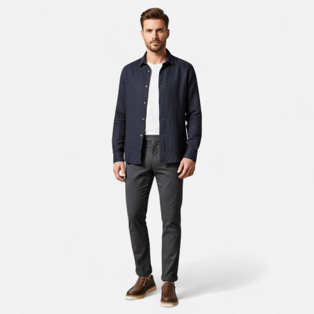 Ancienne Monde | Mocassins Homme Monza en Cuir Classique