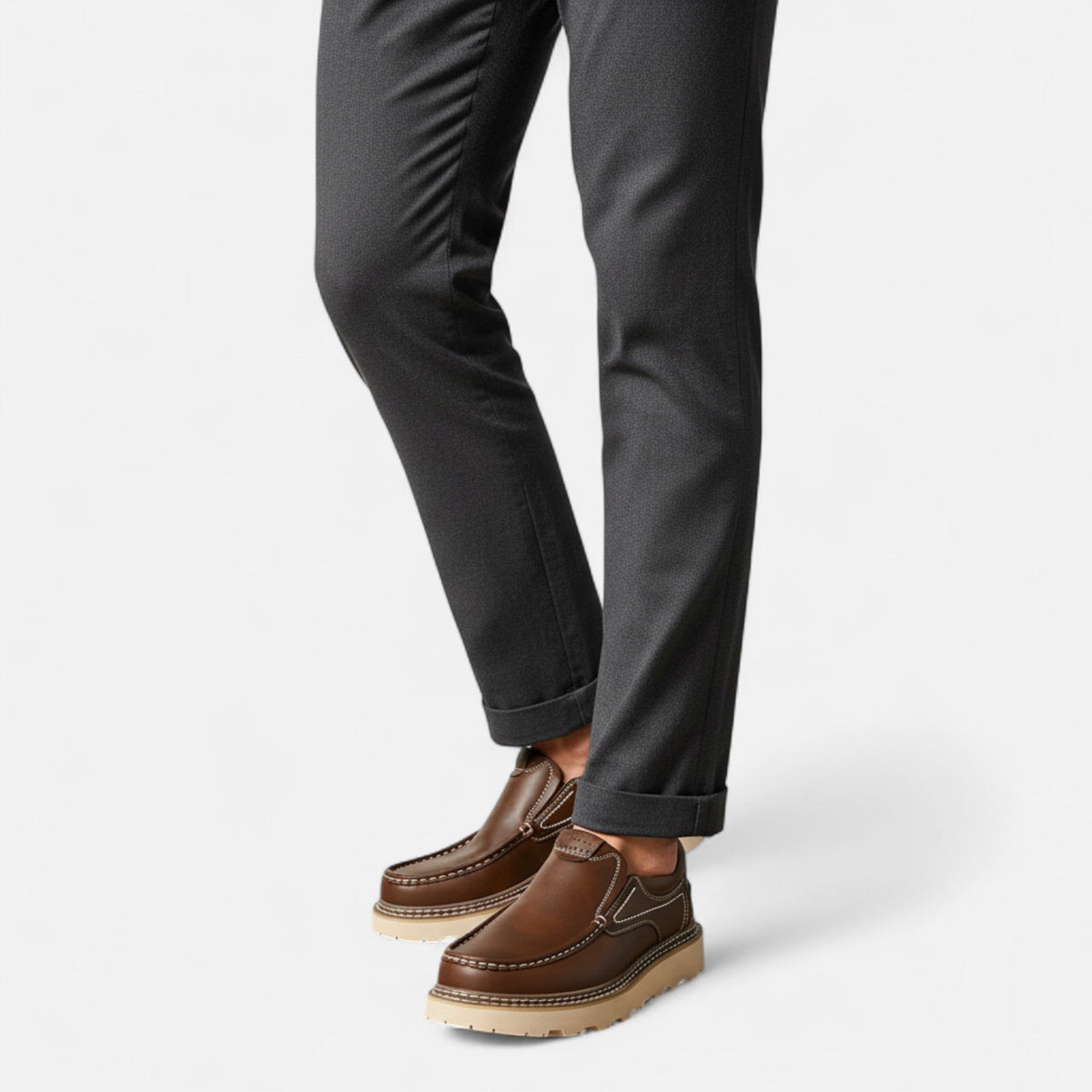 Ancienne Monde | Mocassins Homme Monza en Cuir Classique