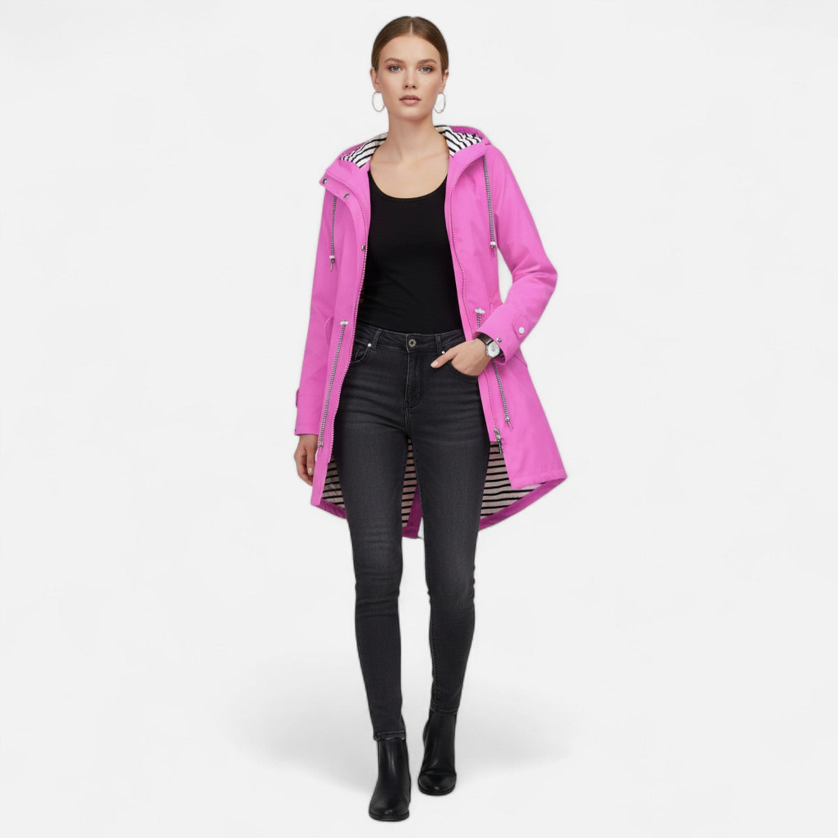 Ancienne Monde | Veste Femme Imperméable Élégante – Protection Intemporelle