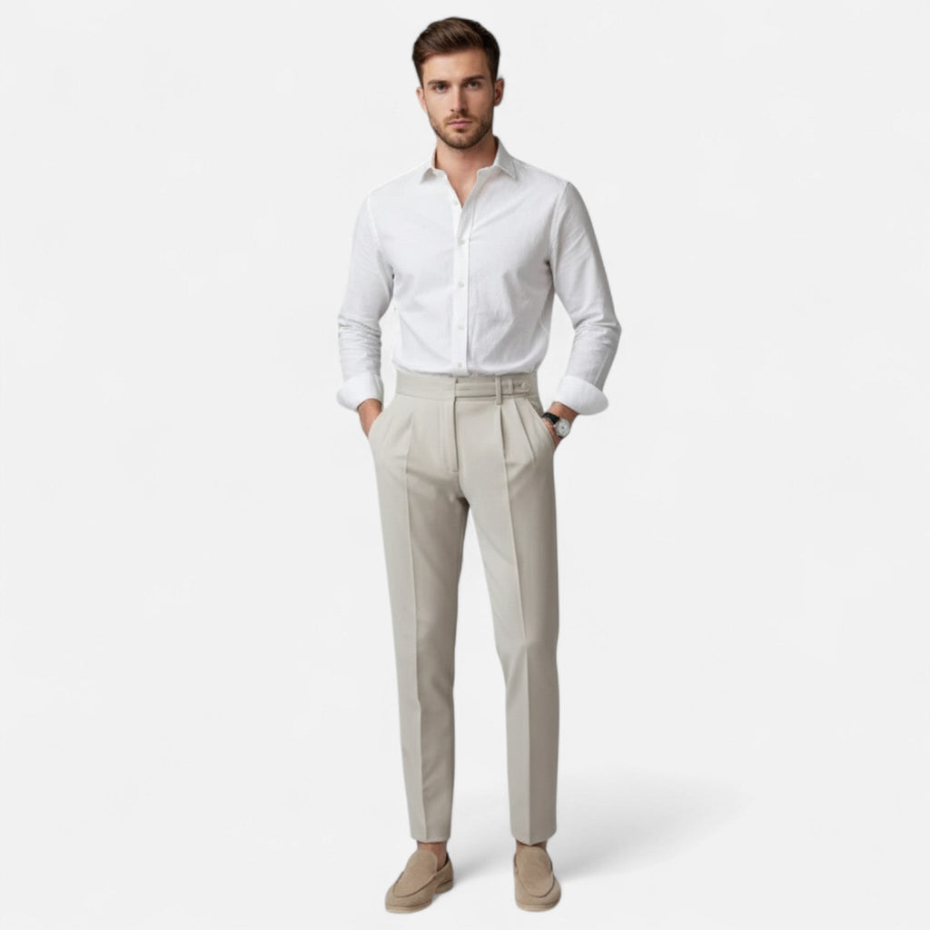Ancienne Monde | Pantalon Homme Style Italien Élégance Intemporelle