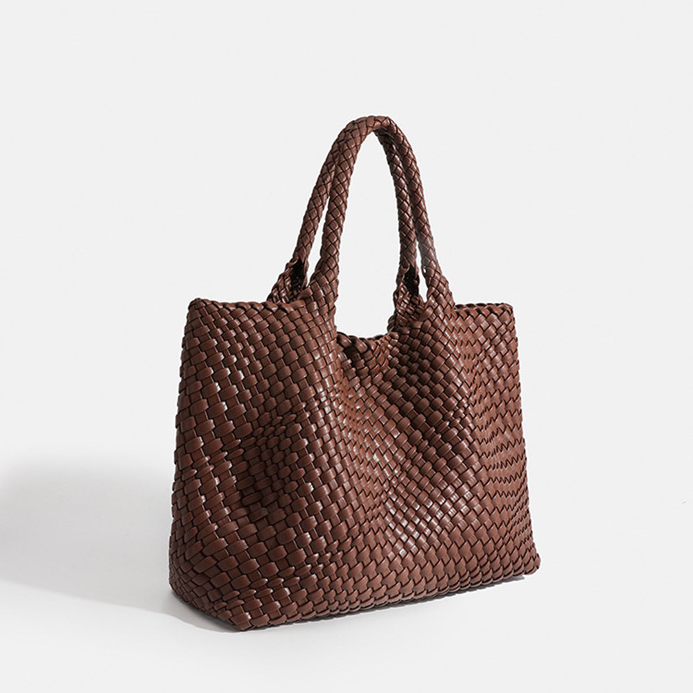 Sac tote femme tresseé grande contenance