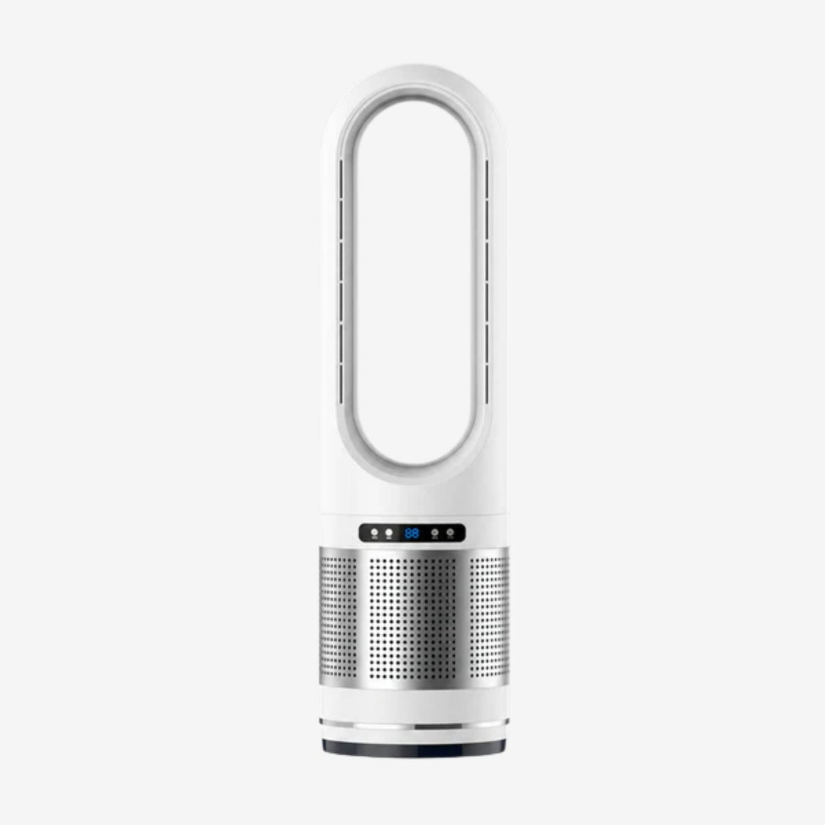 Vertical Bladeless Fan with Remote Control, Oscillation, and Timer