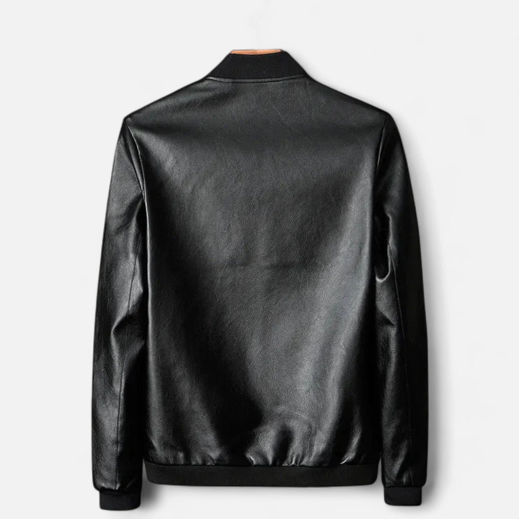 Ancienne Monde | Blouson Homme en Cuir Végan Style Classique