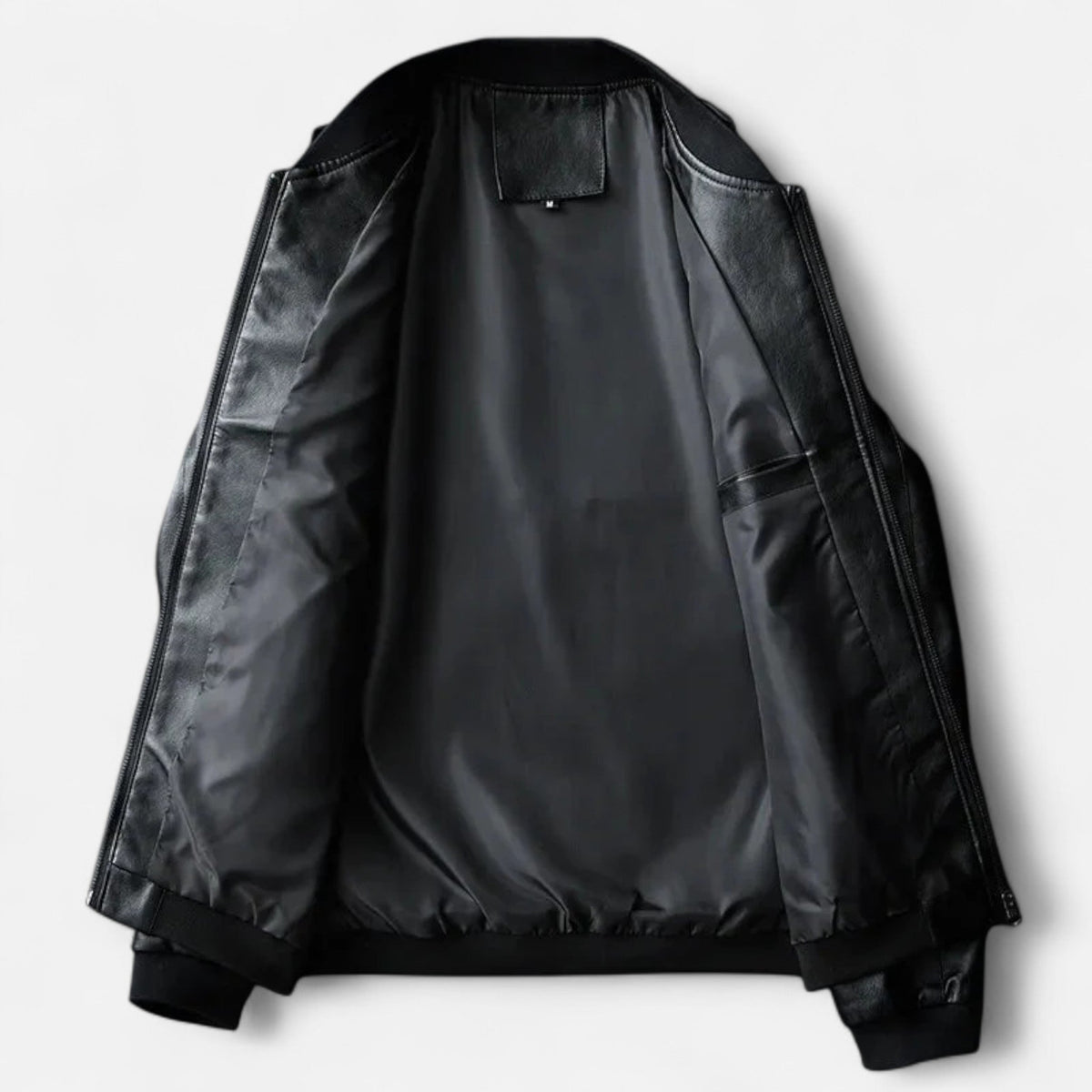 Ancienne Monde | Blouson Homme en Cuir Végan Style Classique