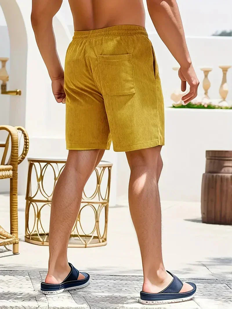 Pantalon Court En Velours Homme