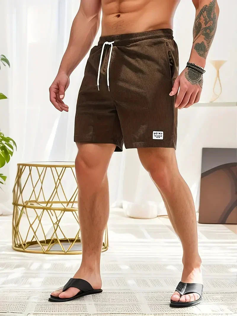Pantalon Court En Velours Homme