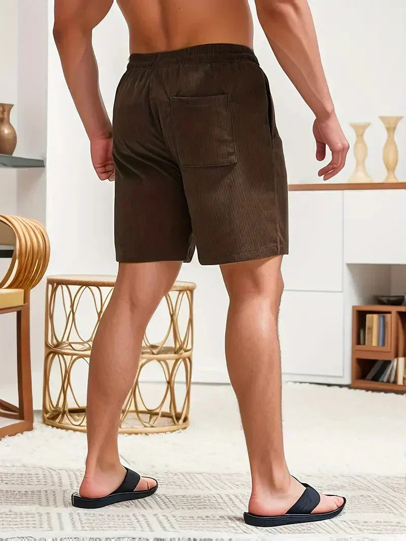 Pantalon Court En Velours Homme