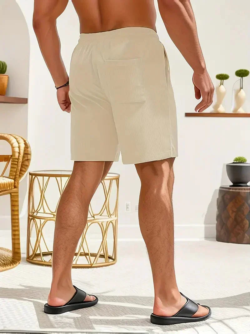 Pantalon Court En Velours Homme