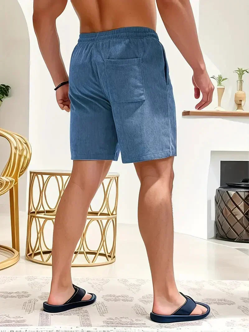 Pantalon Court En Velours Homme