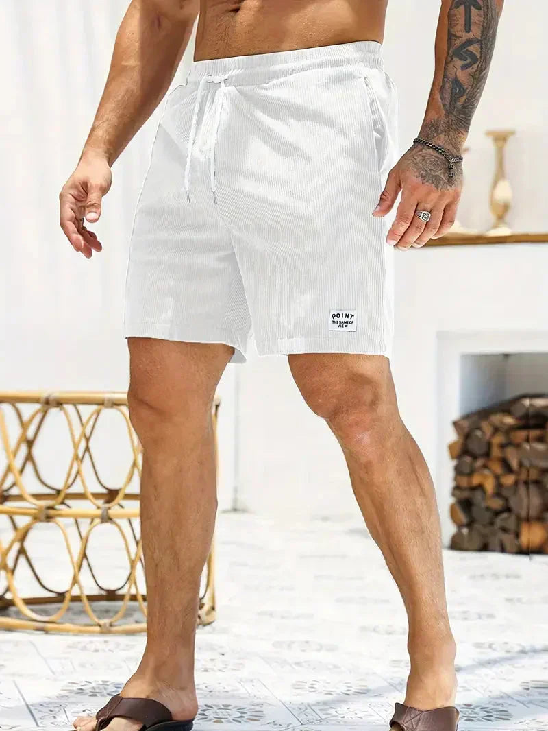 Pantalon Court En Velours Homme