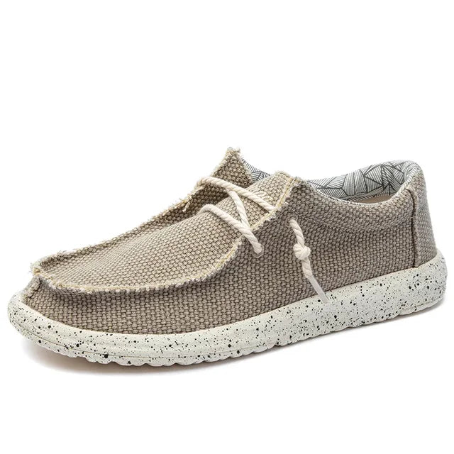 Chaussures homme slip-on tissu souple