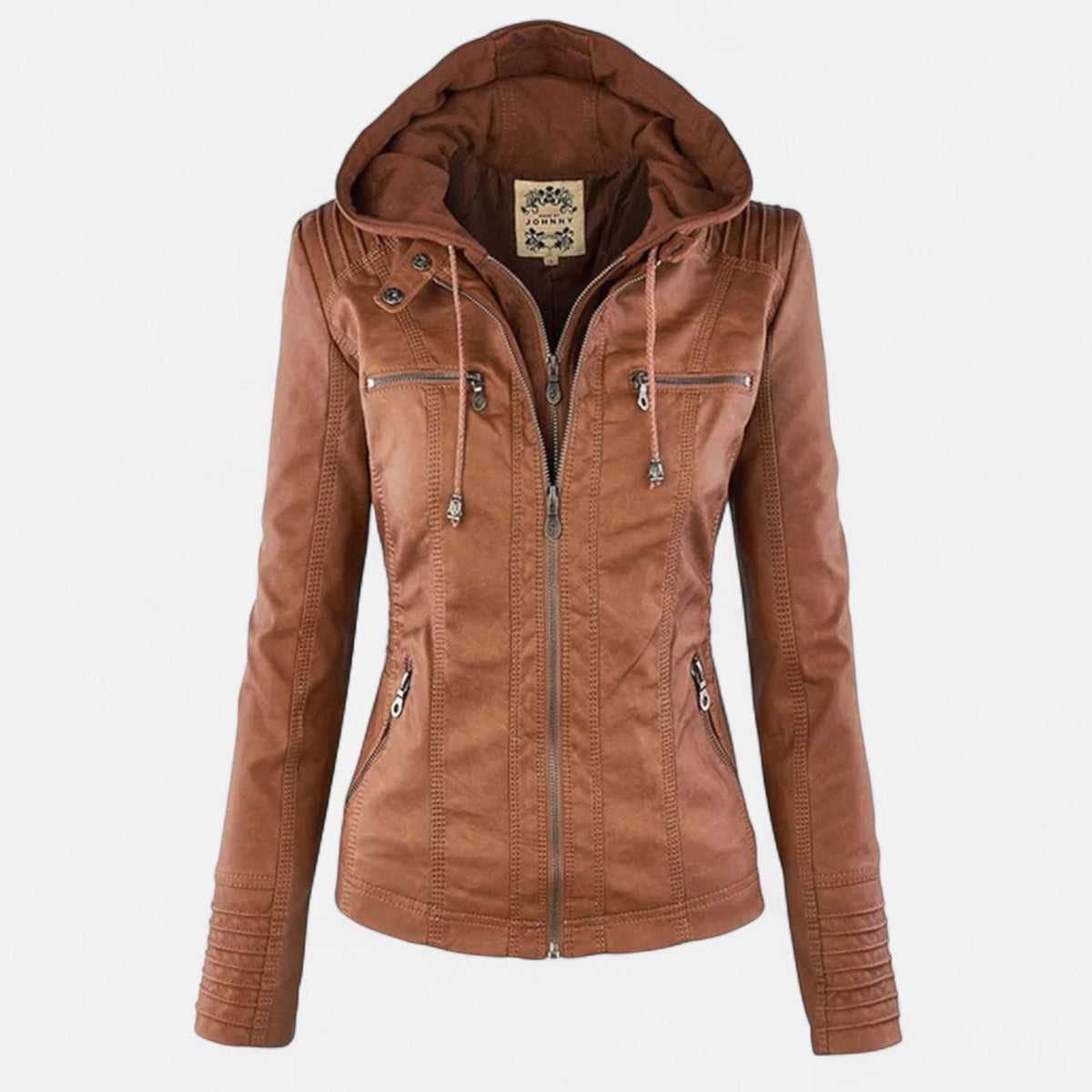 Ancienne Monde | Blouson Femme en Cuir Véritable – Style Classique &amp; Élégance Durable