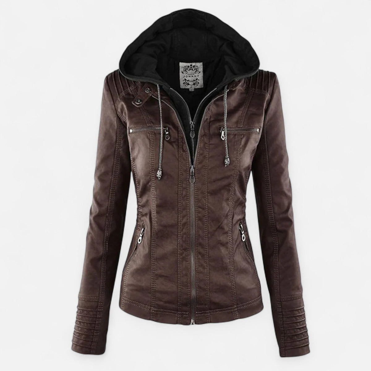 Ancienne Monde | Blouson Femme en Cuir Véritable – Style Classique &amp; Élégance Durable