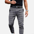 Ancienne Monde | Pantalon Chino Homme à Carreaux Élégance Premium