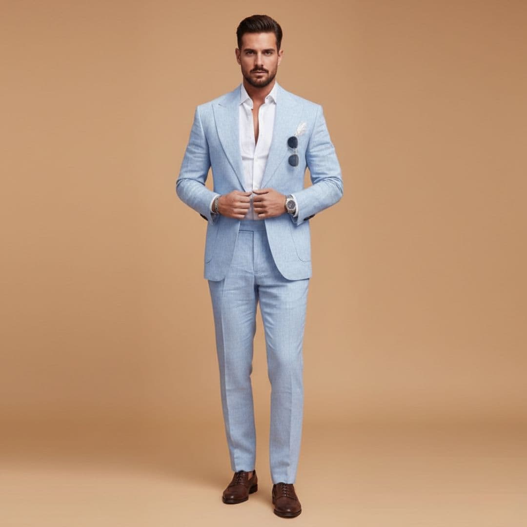 Costume homme slim | ensemble blazer revers encoche