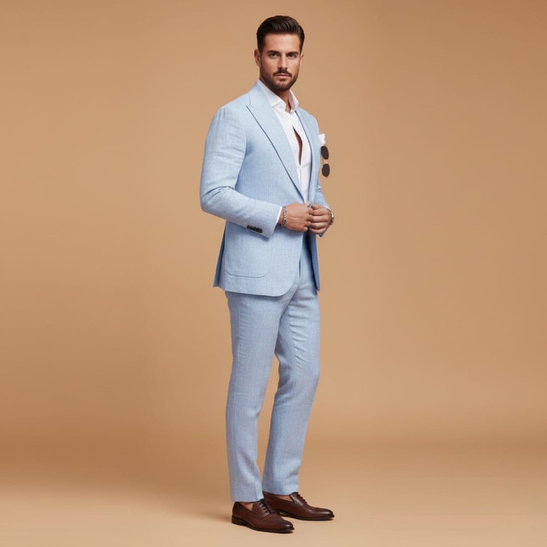 Costume homme slim | ensemble blazer revers encoche