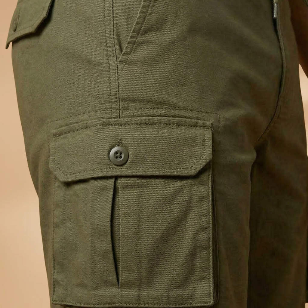 Bermuda cargo de randonnée | short ample taille élastiquée pour loisirs