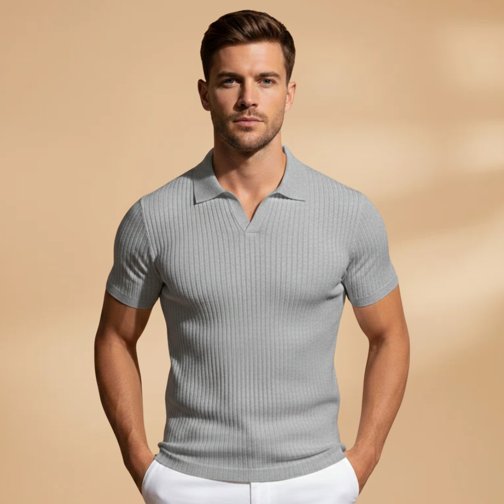 Haut polo homme | vêtement coupe slim travail