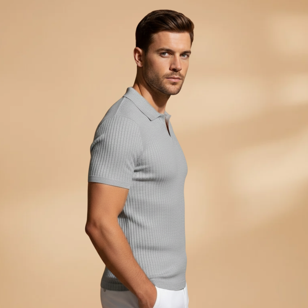 Haut polo homme | vêtement coupe slim travail