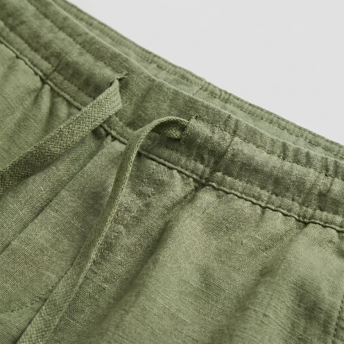 Pantalon court lin homme | bas léger vacances