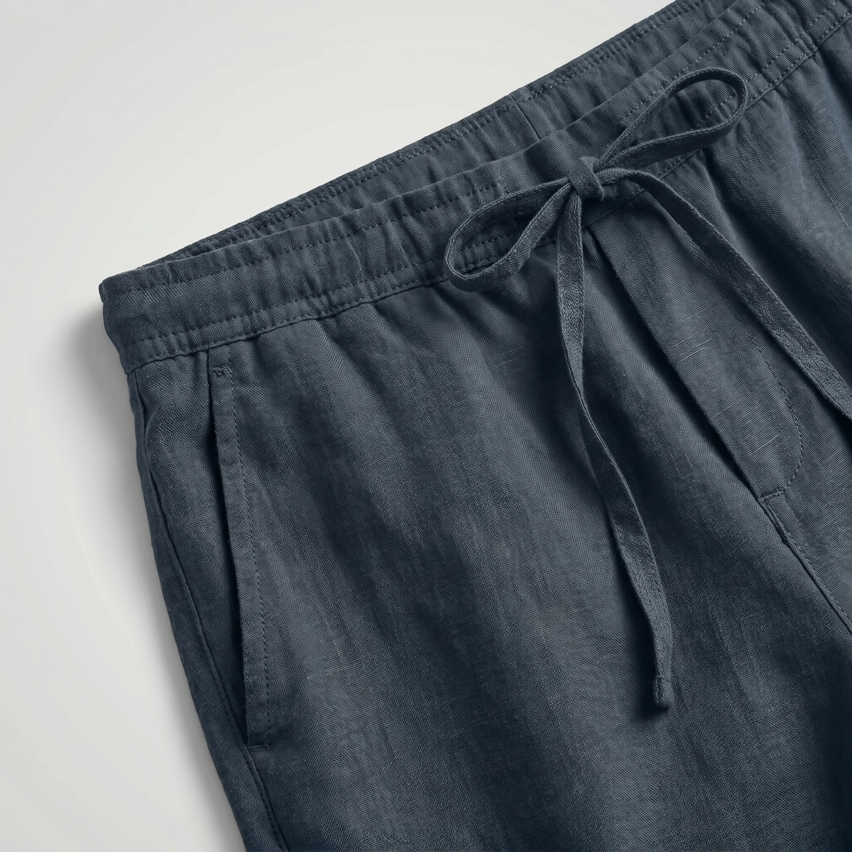 Pantalon court lin homme | bas léger vacances