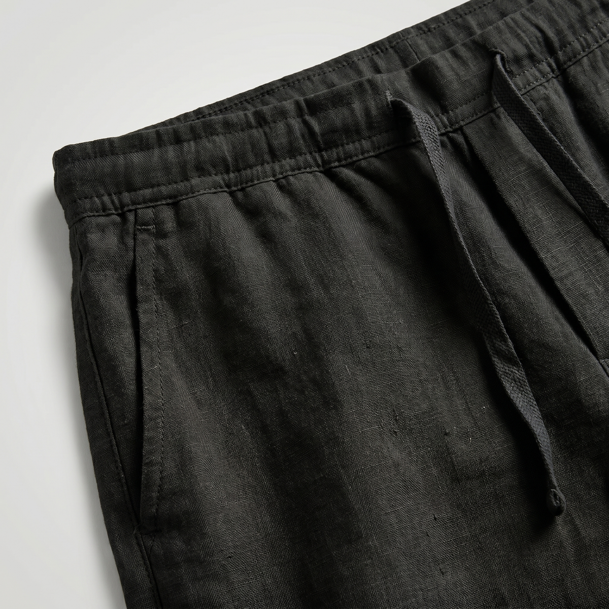 Pantalon court lin homme | bas léger vacances
